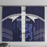 Scotland Football Custom Window Curtain 2026 Come On Scottish Dragon Thistle - Wonder Print Shop
