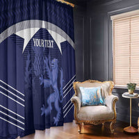 Scotland Football Custom Window Curtain 2026 Come On Scottish Dragon Thistle - Wonder Print Shop