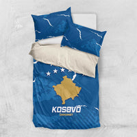 Custom Kosovo Football Bedding Set Come On Dardanet