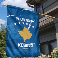 Custom Kosovo Football Garden Flag Come On Dardanet