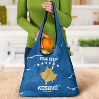 Custom Kosovo Football Grocery Bag Come On Dardanet