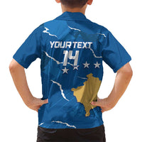 Custom Kosovo Football Hawaiian Shirt Come On Dardanet