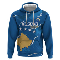 Custom Kosovo Football Hoodie Come On Dardanet