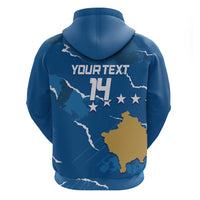 Custom Kosovo Football Hoodie Come On Dardanet