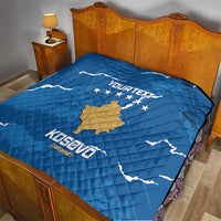 Custom Kosovo Football Quilt Come On Dardanet