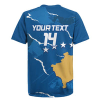 Custom Kosovo Football Rugby Jersey Come On Dardanet