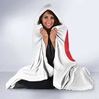 Custom Turkey Football Hooded Blanket Turkyie Wolf With Crescent-Stars