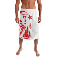 Custom Turkey Football Lavalava Turkyie Wolf With Crescent-Stars