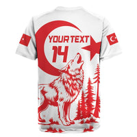Custom Turkey Football Rugby Jersey Turkyie Wolf With Crescent-Stars