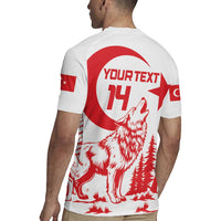 Custom Turkey Football Rugby Jersey Turkyie Wolf With Crescent-Stars