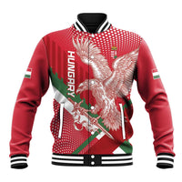 Custom Hungary Football Baseball Jacket Come On Magyarok