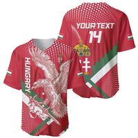 Custom Hungary Football Baseball Jersey Come On Magyarok