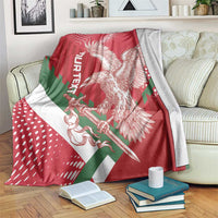 Custom Hungary Football Blanket Come On Magyarok