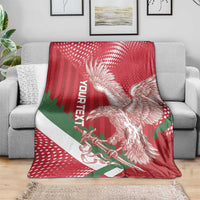 Custom Hungary Football Blanket Come On Magyarok