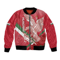 Custom Hungary Football Bomber Jacket Come On Magyarok