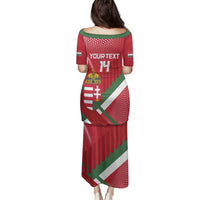 Custom Hungary Football Family Matching Puletasi and Hawaiian Shirt Come On Magyarok