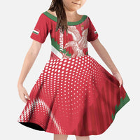 Custom Hungary Football Family Matching Summer Maxi Dress and Hawaiian Shirt Come On Magyarok
