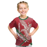 Custom Hungary Football Kid T Shirt Come On Magyarok