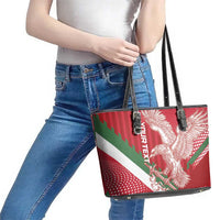 Custom Hungary Football Leather Tote Bag Come On Magyarok