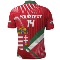 Custom Hungary Football Polo Shirt Come On Magyarok