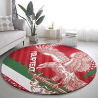 Custom Hungary Football Round Carpet Come On Magyarok