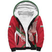 Custom Hungary Football Sherpa Hoodie Come On Magyarok