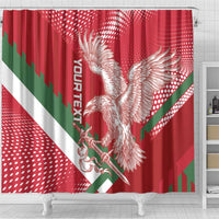 Custom Hungary Football Shower Curtain Come On Magyarok