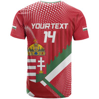 Custom Hungary Football T Shirt Come On Magyarok