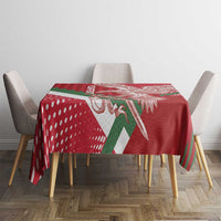 Custom Hungary Football Tablecloth Come On Magyarok
