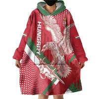 Custom Hungary Football Wearable Blanket Hoodie Come On Magyarok