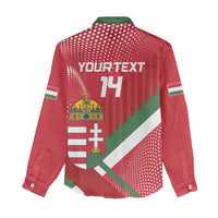 Custom Hungary Football Women Casual Shirt Come On Magyarok