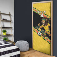 Jamaica 2026 Football Custom Door Cover Go Reggae Boyz Rasta Lion Sporty