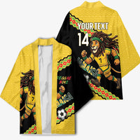Jamaica 2026 Football Custom Kimono Go Reggae Boyz Rasta Lion Sporty
