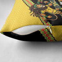 Jamaica 2026 Football Custom Pillow Cover Go Reggae Boyz Rasta Lion Sporty