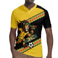 Jamaica 2026 Football Custom Rugby Jersey Go Reggae Boyz Rasta Lion Sporty