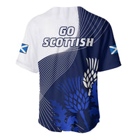 Scotland Rugby Baseball Jersey Thistle Unique Go Scottish Blue Version - Wonder Print Shop