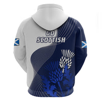 Scotland Rugby Hoodie Thistle Unique Go Scottish Blue Version - Wonder Print Shop