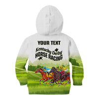Personalised Kentucky Horse Racing Kid Hoodie 2023 Dynamic - Wonder Print Shop