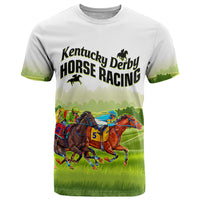 Personalised Kentucky Horse Racing T Shirt 2023 Dynamic - Wonder Print Shop