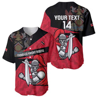 Custom Trinidad and Tobago Cricket Knight Riders Baseball Jersey Go Trinbago