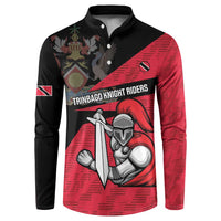 Custom Trinidad and Tobago Cricket Knight Riders Button Sweatshirt Go Trinbago