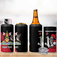 Custom Trinidad and Tobago Cricket Knight Riders 4 in 1 Can Cooler Tumbler Go Trinbago