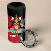 Custom Trinidad and Tobago Cricket Knight Riders 4 in 1 Can Cooler Tumbler Go Trinbago