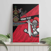 Custom Trinidad and Tobago Cricket Knight Riders Canvas Wall Art Go Trinbago