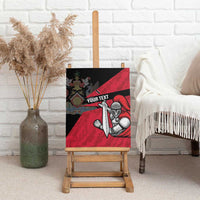 Custom Trinidad and Tobago Cricket Knight Riders Canvas Wall Art Go Trinbago