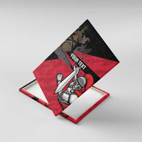 Custom Trinidad and Tobago Cricket Knight Riders Canvas Wall Art Go Trinbago