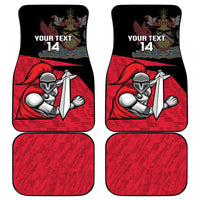 Custom Trinidad and Tobago Cricket Knight Riders Car Mats Go Trinbago