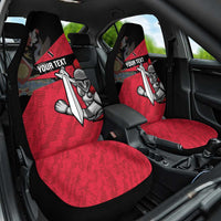 Custom Trinidad and Tobago Cricket Knight Riders Car Seat Cover Go Trinbago