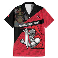 Custom Trinidad and Tobago Cricket Knight Riders Family Matching Mermaid Dress and Hawaiian Shirt Go Trinbago