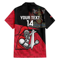 Custom Trinidad and Tobago Cricket Knight Riders Hawaiian Shirt Go Trinbago